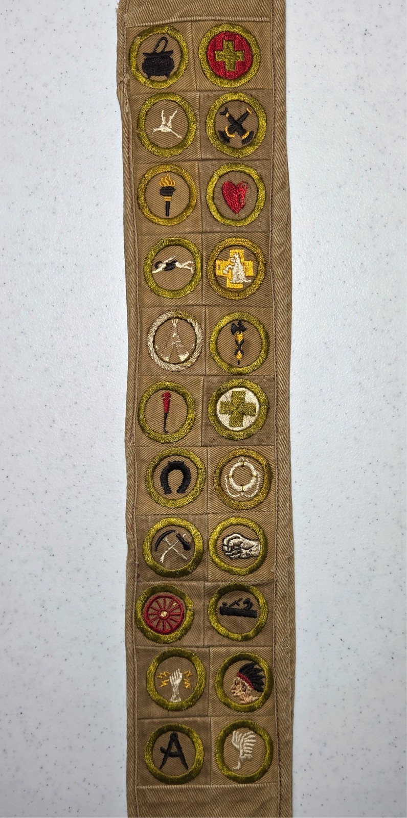 U.S. Contingent Sash 1924 2nd World Jamboree in Denmark Boy Scouts of America GP