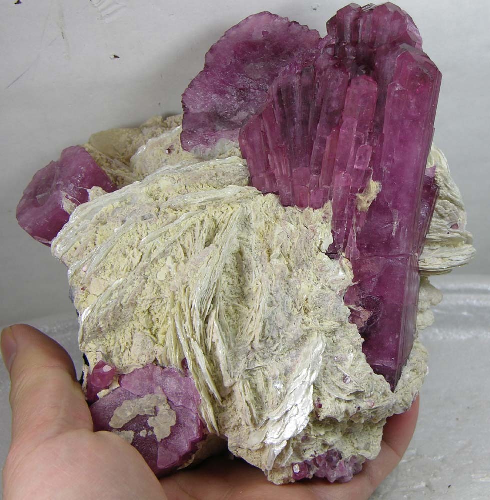 1125g Vietnam Red Rubellite Tourmaline Crystal in Matrix Specimen 2 lb 7 5/8 oz 1125g Vietnam Red Rubellite Tourmaline Crystal in Matrix Specimen 2 lb 7 5/8 oz