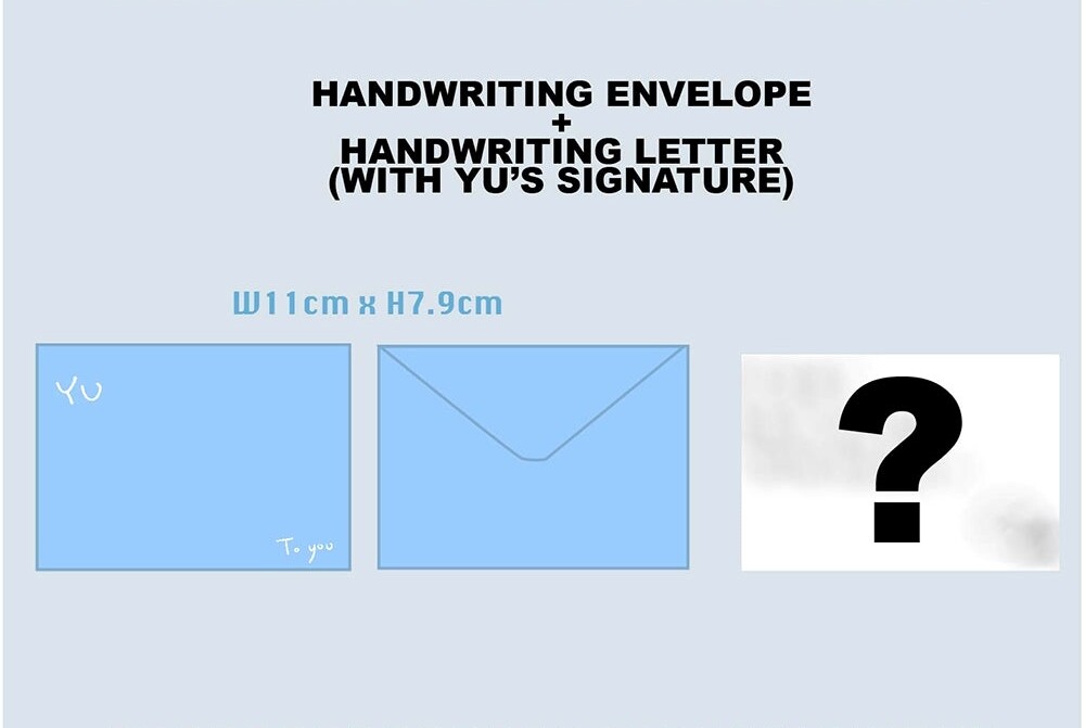 EASTICE Lock YU Heart Handwriting Envelop [Random] [Sealed] Yuteng Yang 杨宇腾 楊宇騰