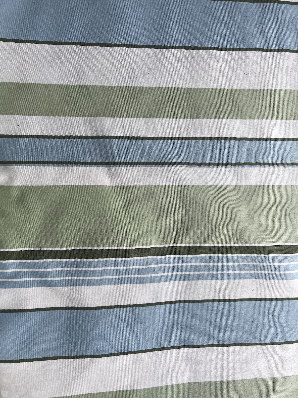 5.5 yards Brunschwig & Fils Kittery Point Woven Stripe - 414 Aloe Green and Blue 5.5 yards Brunschwig & Fils Kittery Point Woven Stripe - 414 Aloe Green and Blue