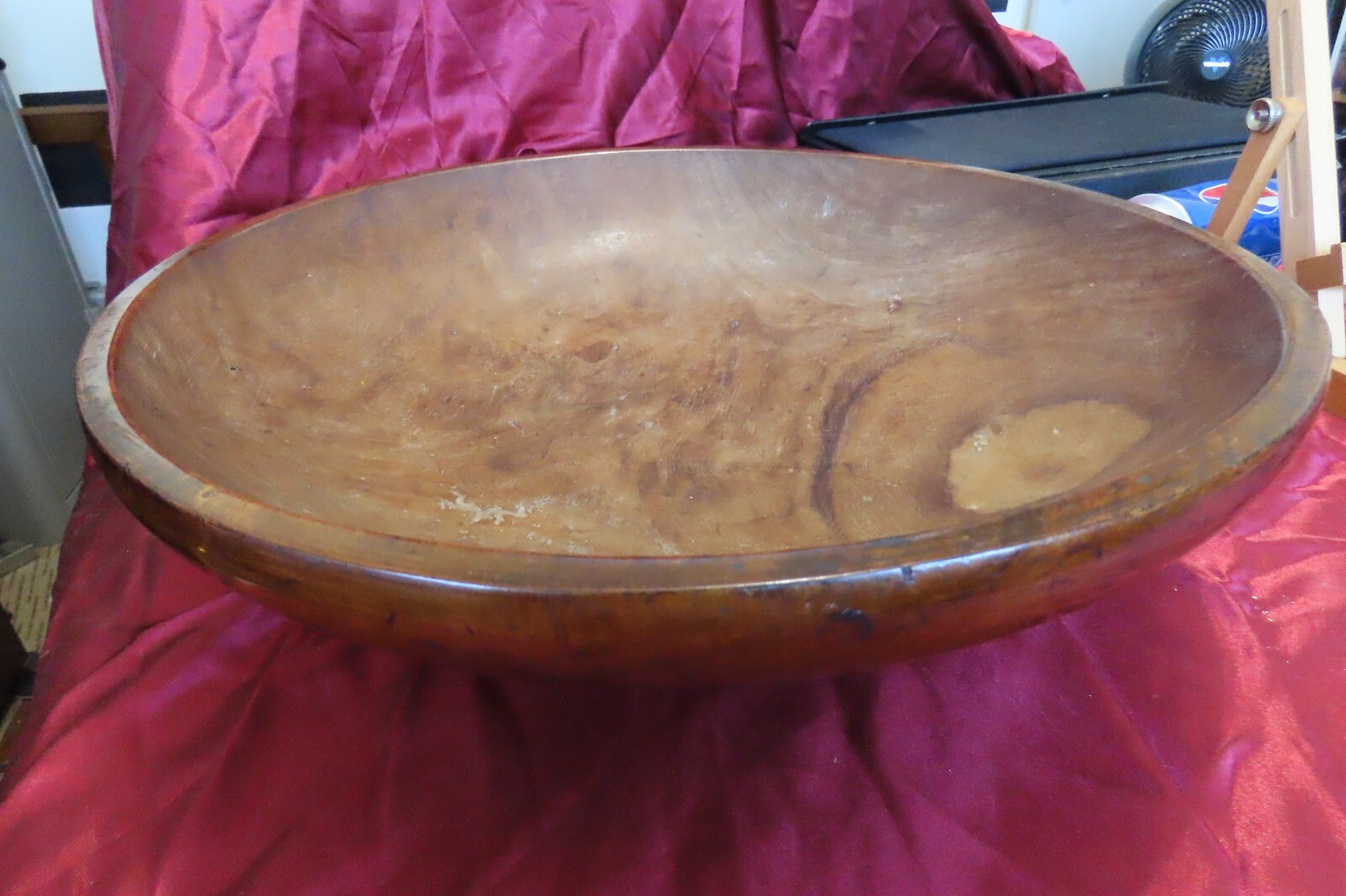 RARE HAWAIIAN KOU WOOD SERVING TRAY OR CALABASH COVER, EARLY TO MID 1800'S RARE HAWAIIAN KOU WOOD SERVING TRAY OR CALABASH COVER, EARLY TO MID 1800'S