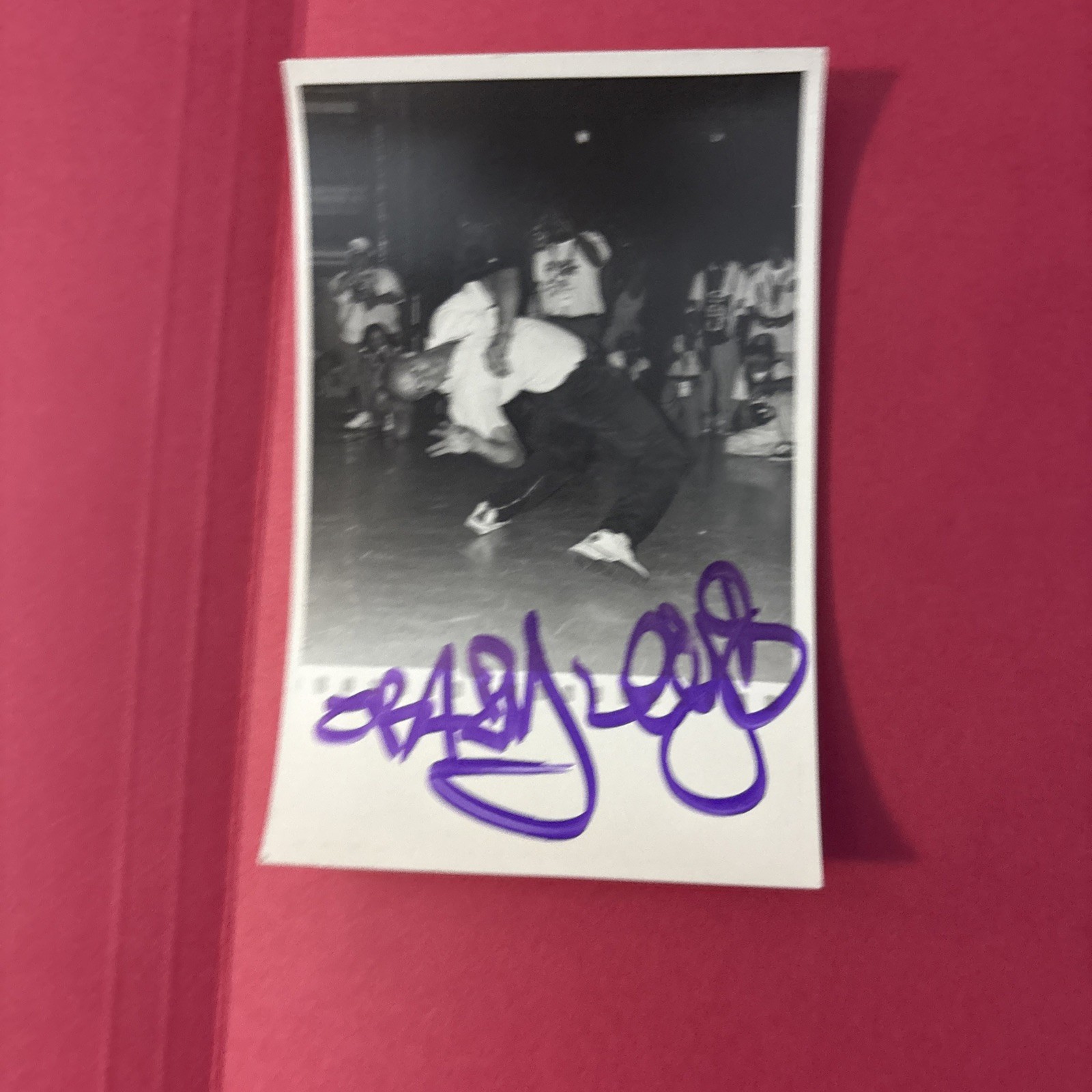 richard crazy legs colon signed post card richard crazy legs colon signed post card