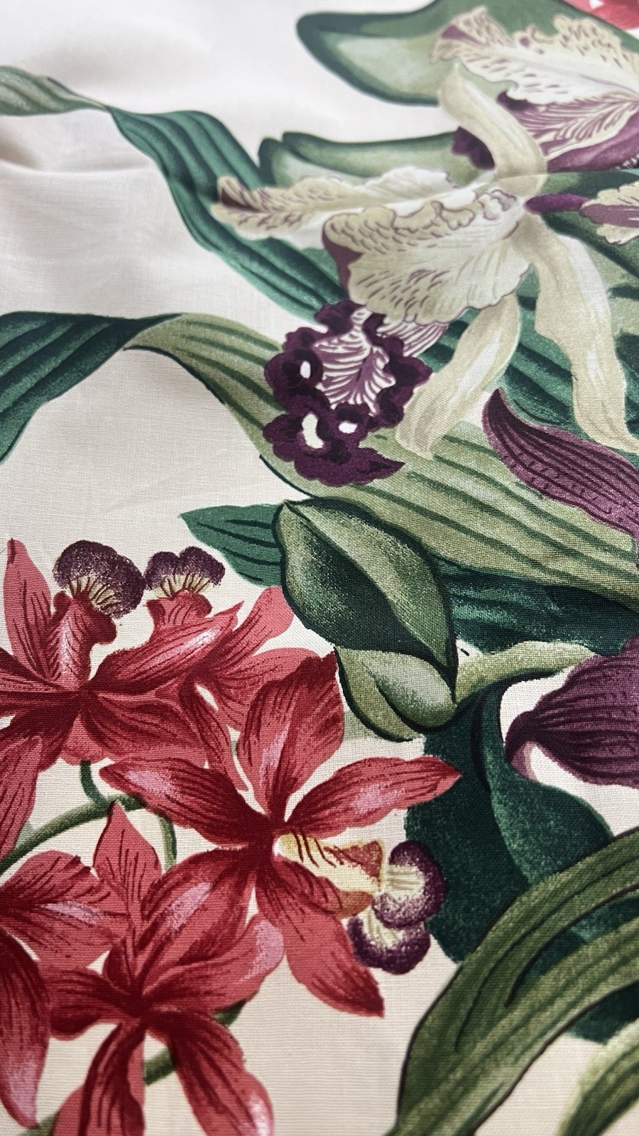 1Scalamandre fabric- AMAZONIA -V 40”x H 27”-Color Multiberry & Coral On Sand 1Scalamandre fabric- AMAZONIA -V 40”x H 27”-Color Multiberry & Coral On Sand