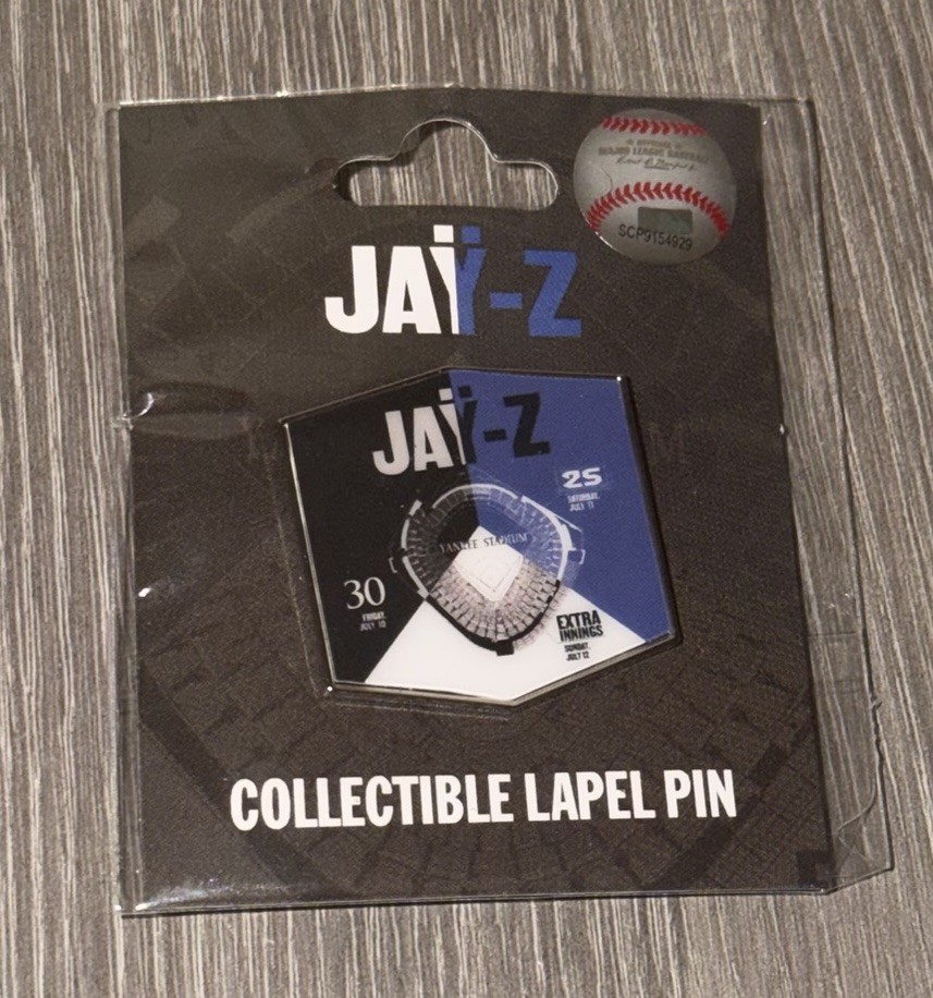 JAŸ-Z Yankee Stadium Pin - Reasonable Doubt - Blueprint - Extra Innings - Jay-Z