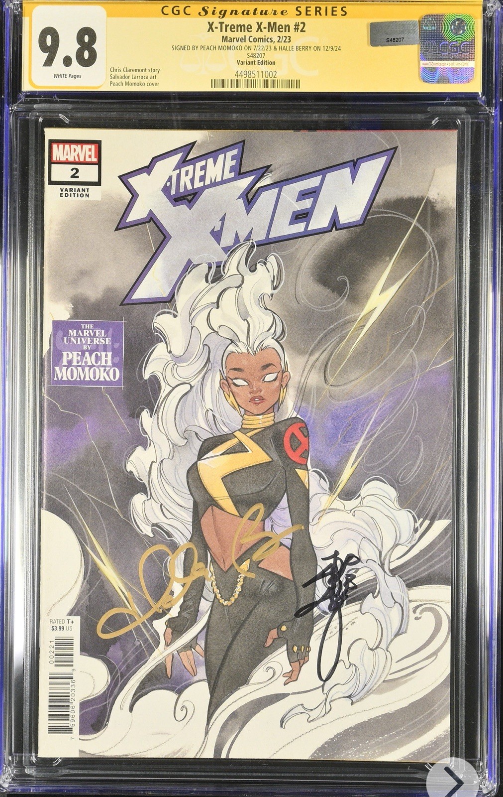 X-Treme X-Men #2 Peach Momoko & Halle Berry X2 Signature Series CGC 9.8 LOW POP X-Treme X-Men #2 Peach Momoko & Halle Berry X2 Signature Series CGC 9.8 LOW POP