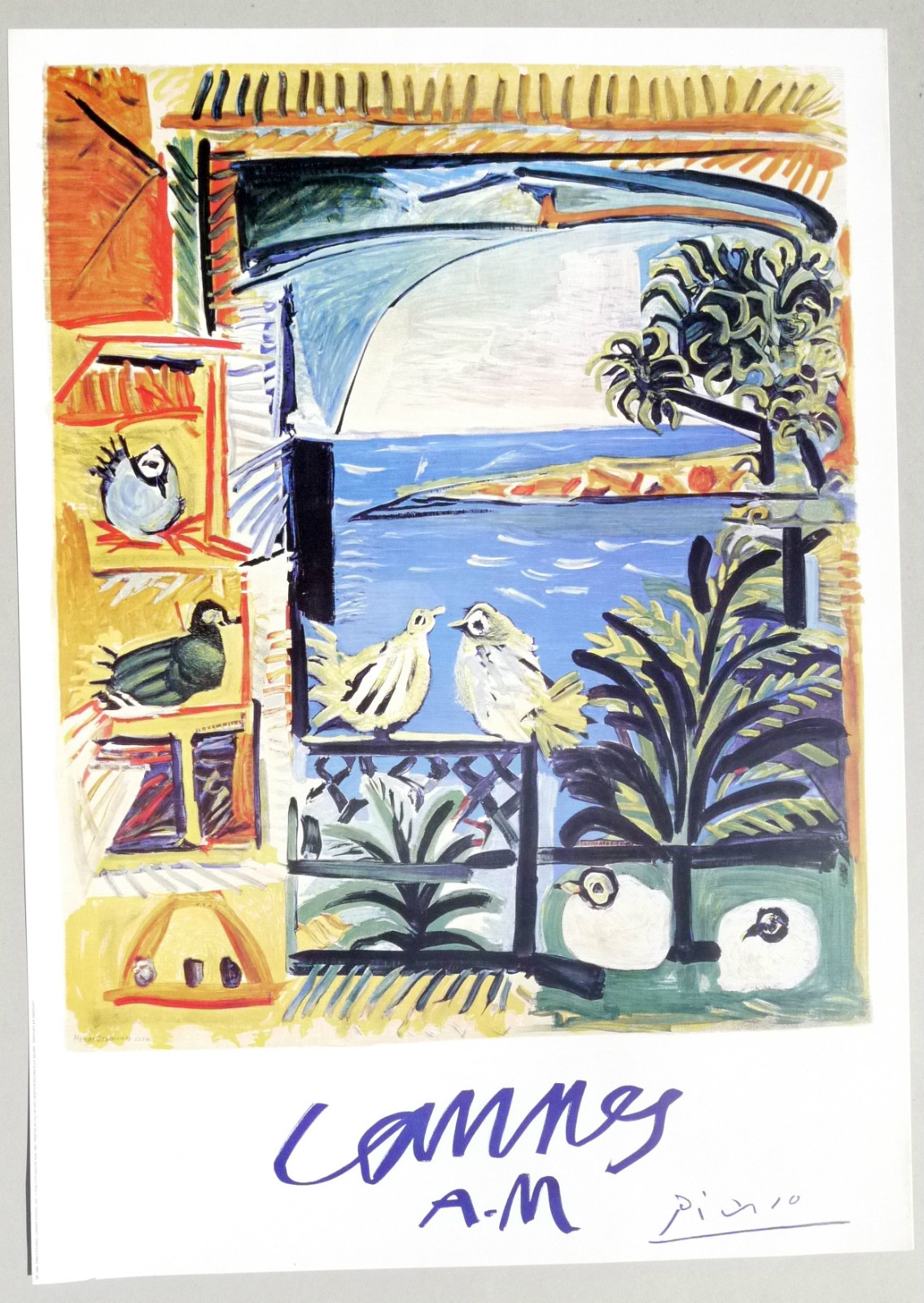 (PRL) 1987 PABLO PICASSO LITH. VINTAGE ART PRINT POSTERS ART POSTER ILLUSTRAZ. (PRL) 1987 PABLO PICASSO LITH. VINTAGE ART PRINT POSTERS ART POSTER ILLUSTRAZ.