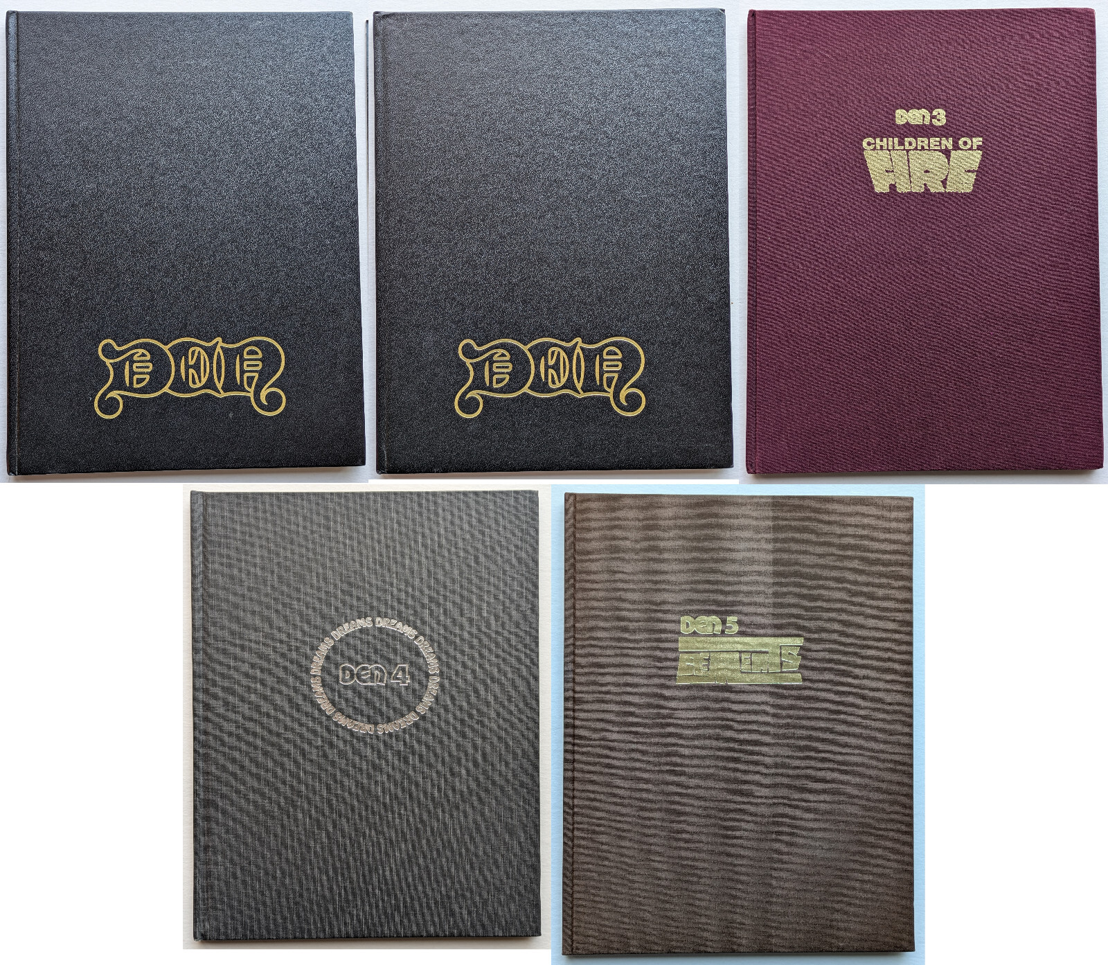 RICHARD CORBEN DEN vol 1-5 (Fantagor) HC Hardcover SIGNED LIMITED RARE RICHARD CORBEN DEN vol 1-5 (Fantagor) HC Hardcover SIGNED LIMITED RARE