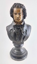 Large Solid Bronze Beethoven Bust 18 Inch picture
