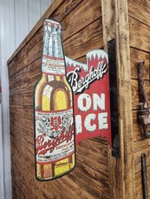 Rare BERGHOFF Pre Prohibition 1920s Adv.  Die-cut Flange Sign FORT WAYNE INDIANA picture