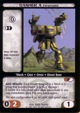 Dasher A (Fire Moth) - Counterstrike - Battletech CCG picture