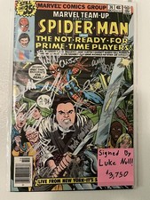 🕷Marvel Team-Up 74 Spider-Man🕷 - Saturday Night Live - Signed By Luke Null? picture