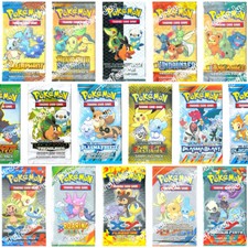 Pokémon 151 Card TCG VINTAGE SAMPLE SAMPLING FUN DP BW XY SM PROMO BOOSTER PACKS picture