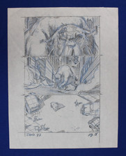 Neil Gaiman Sandman #32 Page 18 1991 Original Penciled Artwork by Shawn McManus picture