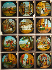 DICK WHITTINGTON 12 Glass Plates for Magic Lantern 8.2 x 8.2 cm VGC picture