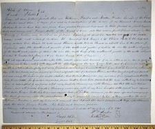 RARE Important ms Document  1860 Benton County Oregon Signed by Pioneers Heisler picture