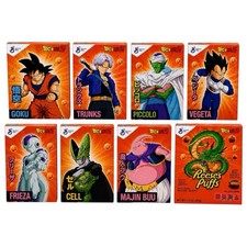 ULTRA RARE 8 Box Set Dragon Ball Z Reese’s Puffs Complete Factory Sealed picture