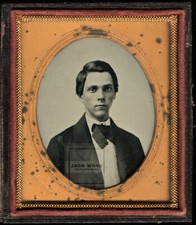 Nevada Governor FRANK BELL State Prison Warden Rare 1850s Ambrotype History LOC picture