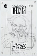 1992 Batman v Mr Freeze Unpublished #2 Variant Cover ORIGINAL ART David Williams picture