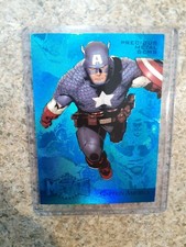 Captain America Marvel Precious Metal 2015 Blue /50 Rare Mint Pack Fresh 9.5 10 picture