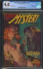 Spicy Mystery 1936 February CGC 4.0. Classic 