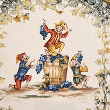 Scalamandre Fonthill LA VENDEMMIA Hand Printed Italian Cotton picture