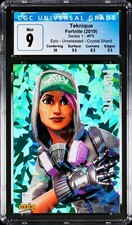 2019 Fortnite Series 1 Teknique Crystal Shard #P9 Unreleased Prototype USA CGC 9 picture