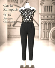 Carla Zampatti 2015 Runway Jumpsuit | Size 6 | Australia | Archival Design picture