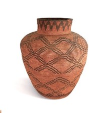 Antique Apache Basketry Olla; 24