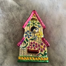 Vintage CHRISTOPHER RADKO BLUEBIRD SUITES Glass CHRISTMAS ORNAMENT Bird picture