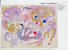 (PRL) 1987 WASILY KANDINSKY VINTAGE POSTERS ORIGINAL ART PRINT ART ILLUSTRATION picture
