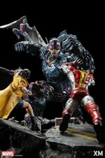 XM STUDIOS X-MEN VS SENTINEL STATUE 1/6 SCALE XM EXCLUSIVE LOW EDITION #50 / 158 picture
