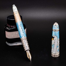 David Oscarson Hans Christian Andersen Fountain Pen - Light Blue picture