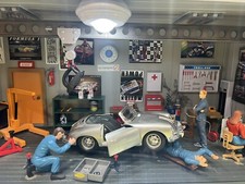 PAUL WALKER PORSCHE 356 (TAKERS)JOHN RAHWAY CISTOM  SERVICE GARAGE CENTER DIORAM picture