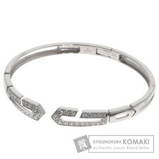 GUCCI Diamond 16 Bracelet K18 White Gold Women's Used picture