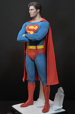 Life Size Christopher Reeve Superman 1/1 Scale Wax Statue DC Comics Prop Display picture