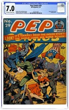 Pep Comics #29 CGC 7.0 1942 4126712001 picture