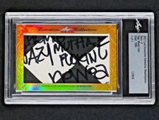 Signed Eazy-E Eric Wright N.W.A. Leaf Rookie Card Autographed Auto RC 1/1 Rare picture