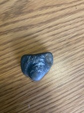 Black Rock with White Markings Mineral Specimen picture