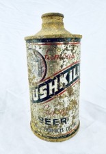 Extremely Rare Antique Bushkill Beer Lager Cone Top Can 1930’s Pre-War 🍺 picture