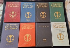 Spawn Hardcover Vol 1 -7  Plus  Mini Series Very Rare Todd McFarlane  Employee  picture