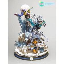 1/6 Scale Digimon Garurumon Evolution Collectible Statue - GD Studio (55cm H) picture