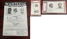 THERO WHEELER -PATTY HEARST - SLA- MUG SHOT FBI POSTER *PSA CERTIFIED* *LOT #4 picture