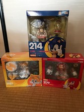Nendoroid Sonic the Hedgehog Tails Knuckles Figures Set #214 #2127 #2179 New picture