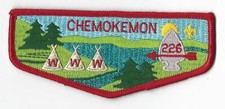 OA 226 Chemokemon WWW S9 Flap RED Bdr. Sinnissippi WI [MO-1528] picture