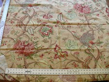 2.5Y SCALAMANDRE PONDICHERRY LARGE SQUARE HIGH END FABRIC MSRP$595 H20 picture