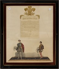 CORONATION OF KING GEORGE IV IN THE ABBEY OF ST. PETER WESTMINSTER - PLATE 3/9-2 picture