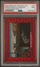 2023 PIECE OF THE PAST DALI  PERSISTENCE OF MEMORY 231 TURN ENGINE RED 1/1 PSA 9 picture