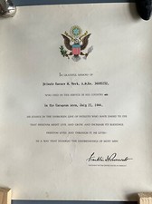 WW2 Fallen Soldier Historical Letter Signed By FDR Franklin Delano Roosevelt picture