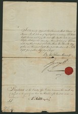 KING GEORGE IV (GREAT BRITAIN) - CIVIL APPOINTMENT SIGNED 06/11/1819 picture