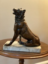 Antique Bronze ‘Jennings Dog’ Sculpture Elkington Co. Grand Tour picture